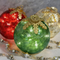 🎅Glass Tabletop Christmas Ornaments【3ct】🔔🎁