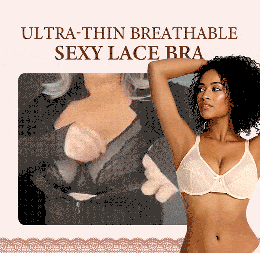 🏆 50% DE RÉDUCTION ! 💐 Soutien-gorge minimaliste en dentelle à couverture intégrale