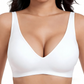 💐 Jelly Wireless : soutiens-gorge sans armatures confortables pour femmes, bralettes push-up, soutiens-gorge sans coutures à porter sous un t-shirt, soutiens-gorge à décolleté en V profond pour tous les jours💕