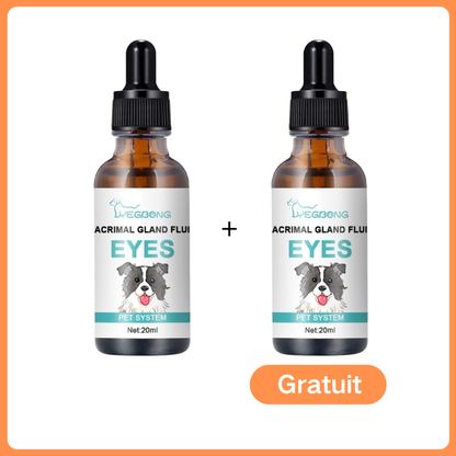 🐱 Deux pour le prix d'un 🐶 Nettoyant et gouttes pour les yeux des animaux de compagnie – Formule douce au pH équilibré, sans danger pour les chiens et les chats