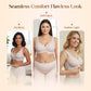 💐 Jelly Wireless : soutiens-gorge sans armatures confortables pour femmes, bralettes push-up, soutiens-gorge sans coutures à porter sous un t-shirt, soutiens-gorge à décolleté en V profond pour tous les jours💕
