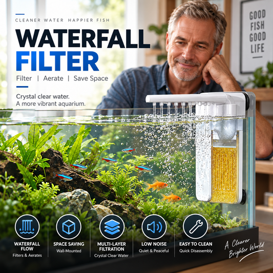 🐠 50 % DE RÉDUCTION EN CE MOMENT !💧Mini filtre multifonctionnel pour petits aquariums