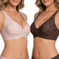💐 Jelly Wireless : soutiens-gorge sans armatures confortables pour femmes, bralettes push-up, soutiens-gorge sans coutures à porter sous un t-shirt, soutiens-gorge à décolleté en V profond pour tous les jours💕