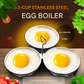 🎁 50 % DE RÉDUCTION EN CE MOMENT !🥚 Cuiseur à œufs en acier inoxydable — en acier inoxydable 304 de qualité alimentaire🏠✅