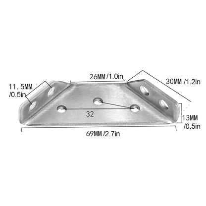 🏆 Offre spéciale du dernier jour :12.99€ ! 🔧 2 achetés 1 offerts 🔩 Support triangulaire en inox – Robuste & stable ✨