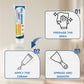 🏆 Offre spéciale du dernier jour :19.99€ ! 🛠️ 1 achetés 1 offerts 🎁Kit de réparation de cloisons sèches efficace – Kit tout-en-un avec grattoir pour fissures et trous.🏠