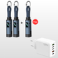 🏆 Offre spéciale du dernier jour :15.99€ ! 🔌 2 achetés 1 offerts 🎁Câble de charge 4 en 1 avec affichage numérique et anneau porte-clés