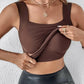🔥Last Day 49% OFF💖Women’s U Neck Thermal Tank Tops with Built-In Bra