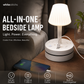 💡50% DE RÉDUCTION !🔌 Lampe de chevet avec prises USB et secteur,3/4 prises secteur, 2 ports USB, 1 port Type-C. ⭐🏠