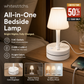 💡50% DE RÉDUCTION !🔌 Lampe de chevet avec prises USB et secteur,3/4 prises secteur, 2 ports USB, 1 port Type-C. ⭐🏠