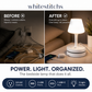 💡50% DE RÉDUCTION !🔌 Lampe de chevet avec prises USB et secteur,3/4 prises secteur, 2 ports USB, 1 port Type-C. ⭐🏠