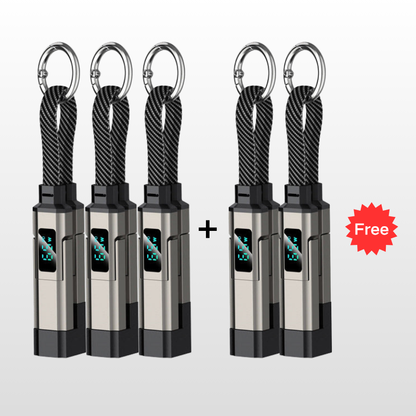 🏆 Offre spéciale du dernier jour :15.99€ ! 🔌 2 achetés 1 offerts 🎁Câble de charge 4 en 1 avec affichage numérique et anneau porte-clés