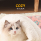 🐾 50 % DE RÉDUCTION EN CE MOMENT ! 🛏️ Nid douillet pour chats et chiens – peluche ultra-douce, chaleur à 360°, lavable en machine. 💚