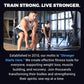 💪3-Way Natural Latex Resistance Band - Full Body Stretching & Strength Training