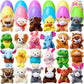 🔥HOT SALE 50% OFF-12/24/36 Pcs Prefilled Easter Eggs, Filled with Plush Animal Toys