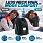 ✈️ 50 % DE RÉDUCTION EN CE MOMENT ! ✨ Oreiller de voyage gonflable ergonomique à découpe creuse – revêtement floqué en PVC, gonflage rapide, avec sac de rangement