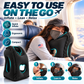 ✈️ 50 % DE RÉDUCTION EN CE MOMENT ! ✨ Oreiller de voyage gonflable ergonomique à découpe creuse – revêtement floqué en PVC, gonflage rapide, avec sac de rangement
