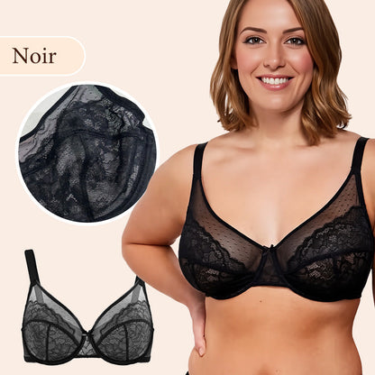🏆 50% DE RÉDUCTION ! 💐 Soutien-gorge minimaliste en dentelle à couverture intégrale