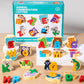🧩 50 % DE RÉDUCTION EN CE MOMENT ! 🎨 Jouet d’association lettres et animaux en bois👶
