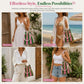 🏆👜🌴 Sac seau bohème rayé en maille pour femme – Sac bandoulière d’été fait main pour la plage