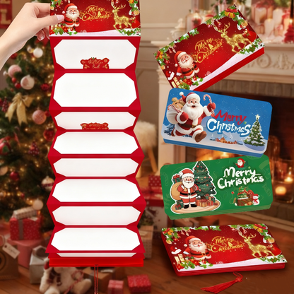 🎁🎄Christmas Sale - BUY 2 GET 1 FREE⭐Christmas Cash Envelope with Money Clip