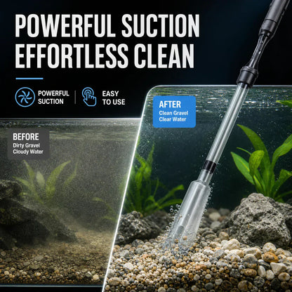 🐠 50 % DE RÉDUCTION EN CE MOMENT !🧹 Nettoyeur de gravier électrique pour aquarium
