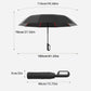 🏆 50 % DE RÉDUCTION EN CE MOMENT ! ☔Parapluie pliant automatique – Coupe-vent, imperméable et compact