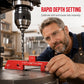 🔧 50 % DE RÉDUCTION EN CE MOMENT ! 📏 Cales de Réglage en Alliage d'Aluminium pour Travail du Bois – Jauges de Précision pour Scie et Fraiseuse