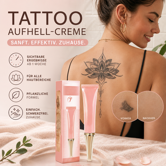 🏆 Offre spéciale du dernier jour : 9,99 € ! 🔥 2 achetés, le 3e offert 🎁Crème éclaircissante pour tatouages douce, efficace et polyvalente