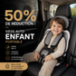 🚗 50% DE RÉDUCTION! 🧒 Siège Auto Portable pour Enfant – Léger (360 g), harnais 5 points & confort – Idéal pour les voyages et le quotidien ✨