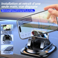🚗 50 % DE RÉDUCTION EN CE MOMENT ! ✨Support de téléphone pour voiture 🔄 | Orientable à 360° · Verrouillage à une main en 0,1 s · Antidérapant et n'abîme pas le tableau de bord · Étanche et résistant aux taches