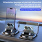 🚗 50 % DE RÉDUCTION EN CE MOMENT ! ✨Support de téléphone pour voiture 🔄 | Orientable à 360° · Verrouillage à une main en 0,1 s · Antidérapant et n'abîme pas le tableau de bord · Étanche et résistant aux taches