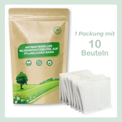 🏆 Offre spéciale du dernier jour :16.99€ ! 🌿 2 achetés 1 offerts 🎁 Sachet anti-acariens antibactérien – Extraits de plantes naturelles (racine de Stemona, armoise, menthe) – Protection durable, parfum herbacé rafraîchissant – 10 sachets 🛏️