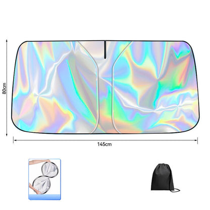 🌞 Soldes d'été : -50 % 🌈 Pare-soleil laser pour pare-brise de voiture 🏖️