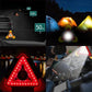 3-IN-1 Solar Emergency Triangle Warning Light at the Roadside