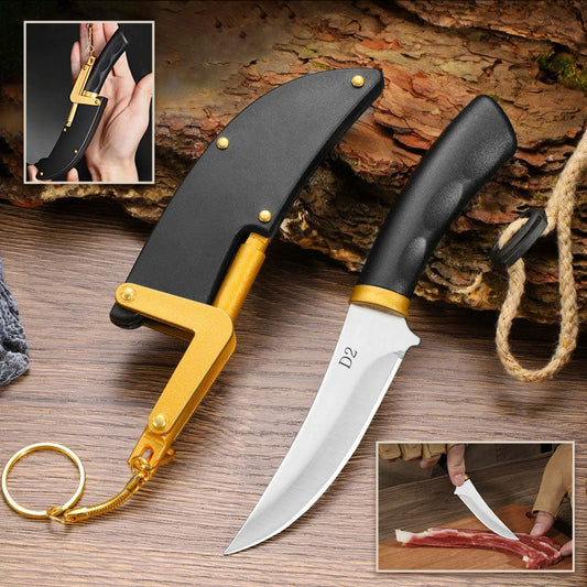 🔥Limited time 50% off🔥Multipurpose Outdoor Portable Fruit Knife with Sheath（The more you buy, the higher the discount）