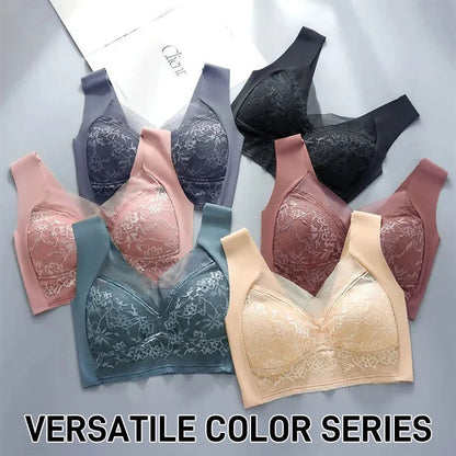 🏆 50 % DE RÉDUCTION EN CE MOMENT ! 🔥 2 achetés 1 offerts 🎁Soutien-gorge « Ice » en dentelle sculptant et extensible pour femme(3 pcs)
