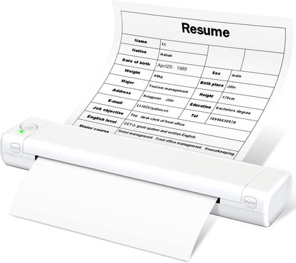 🖨️ Imprimante Thermique Bluetooth Portable D810 — Sans Encre, Compatible iOS & Android, Compacte & Légère ✨
