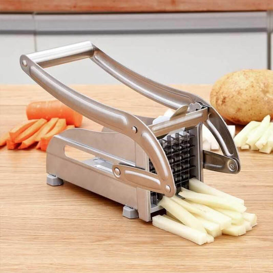 🔪 50% DE RÉDUCTION ! 🥒 Trancheuse à Pommes de Terre & Concombres – Inox – 4 Ventouses & Lame Pro for Cuisine