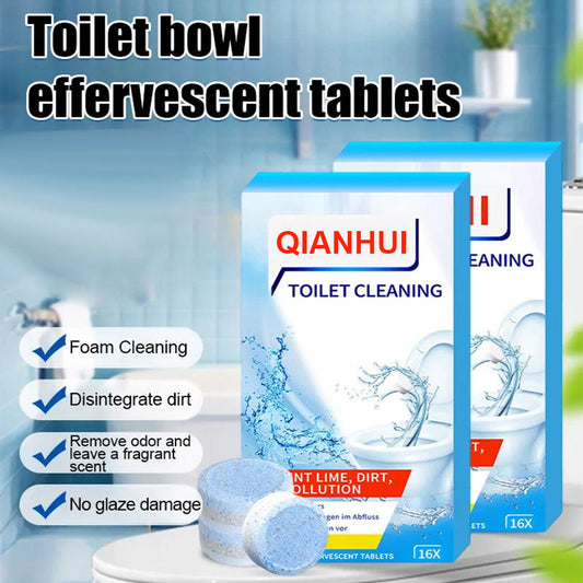 🔥BUY 2 GET 1 FREE🔥Lemon Scent Toilet Bowl Cleaner Tablets