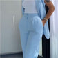 ⏰Last Day Sale 49% Off💖Women’s Stylish Sleeveless Blazer & High-Waisted Pants Set