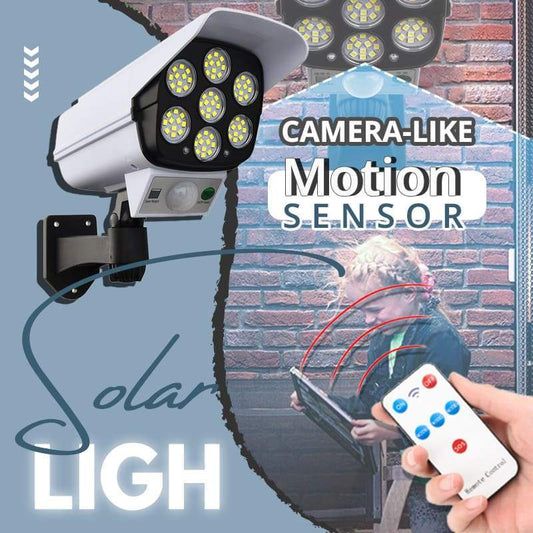 🏆 Offre spéciale du dernier jour :14.99€ ! 📸Lampe Solaire à Détecteur de Mouvement en Forme de Caméra – 77 LED, 360° Réglable & Sécurité Anti-Intrusion 🌞