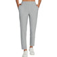 👖 50 % DE RÉDUCTION EN CE MOMENT ! 💐 Pantalon élastiqué taille haute pour femme avec poches zippées – Pantalon court extensible et infroissable