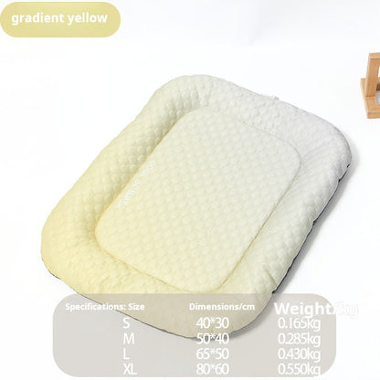 🐾 50% DE RÉDUCTION ! ❄️Coussin rafraîchissant 3D pour chiens et chats – Nid doux en perles de gel, matelas à air pour été, tissu respirant, fraîcheur naturelle sans excès💤