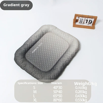 🐾 50% DE RÉDUCTION ! ❄️Coussin rafraîchissant 3D pour chiens et chats – Nid doux en perles de gel, matelas à air pour été, tissu respirant, fraîcheur naturelle sans excès💤