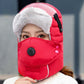 Thermal Hat with Detachable Breathing-Valve Mask