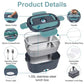 🎁NEW YEAR 2026 HOT SALE 🔥2-in-1 Portable Dual Voltage Electric 7-Piece Set Lunch Box