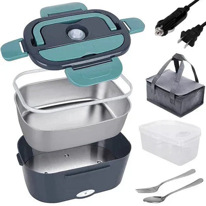 🎁NEW YEAR 2026 HOT SALE 🔥2-in-1 Portable Dual Voltage Electric 7-Piece Set Lunch Box