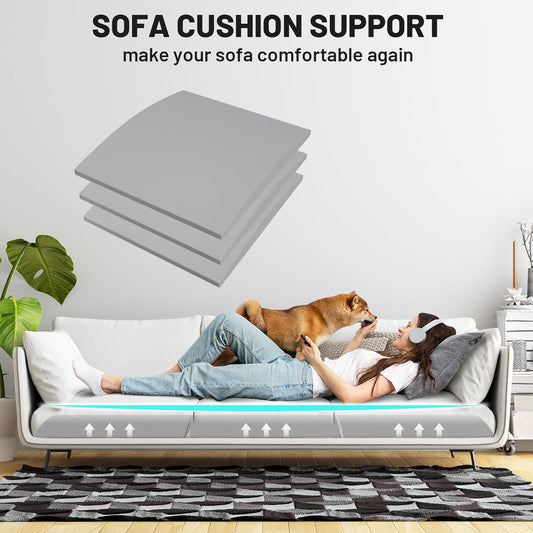 Sofa Cushion Support for Sagging Seats - High-Density Foam Insert with Non-Slip Base for Enhanced Comfort & Posture 🏠💫