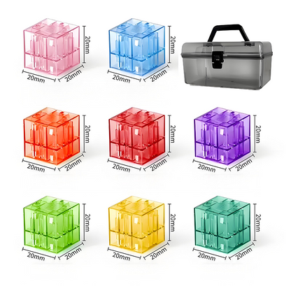 🧩 50% DE RÉDUCTION !  🧲 Jeu de Construction Magnétique 60+ Pièces – Aimants Puissants, 6 Faces, Sac de Rangement, Couleurs Vives, Idéal 7-14 ans, STEM 🎁